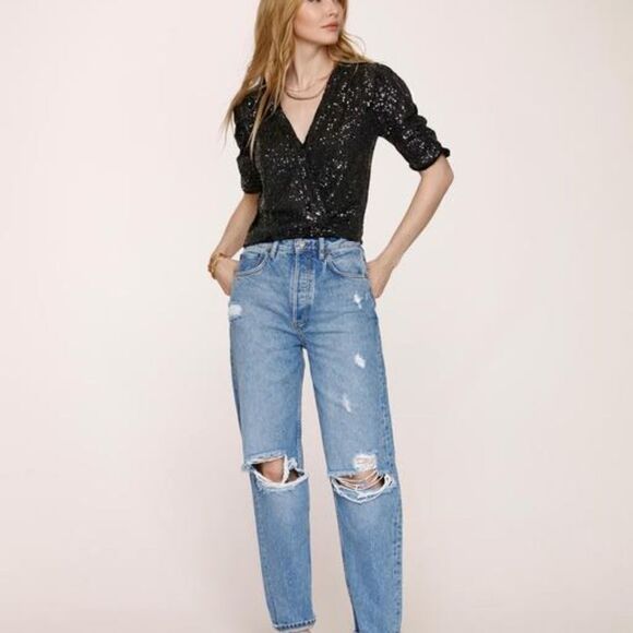 HEARTLOOM gaia top in onyx size Medium - Picture 3 of 8